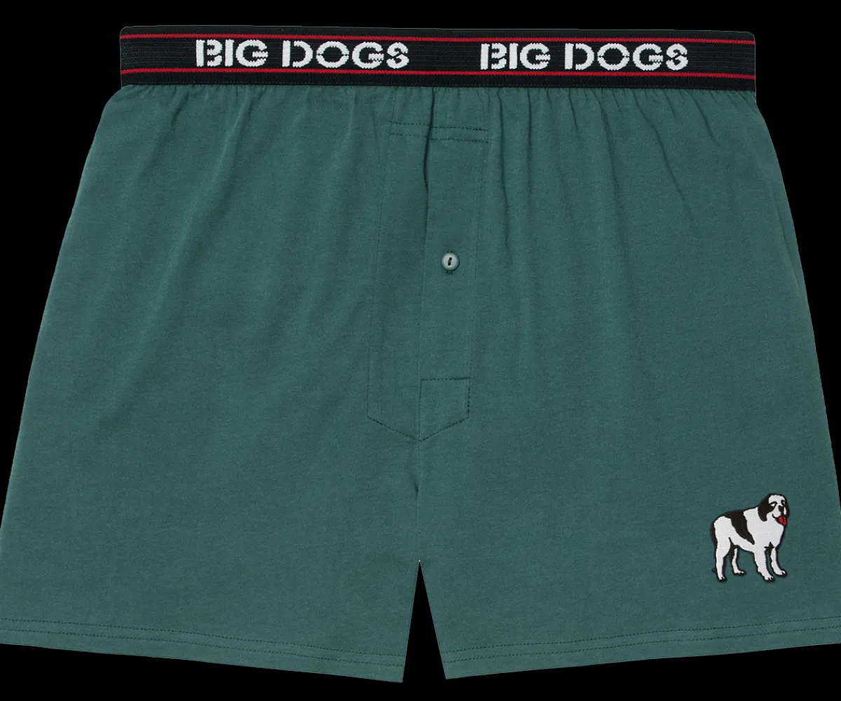 Big Dogs Classic Solid Logo Boxers- Medium