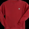 Big Dogs French Terry Fleece Embroidered Crew- Medium
