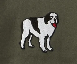 Big Dogs French Terry Fleece Embroidered Hoodie- Medium