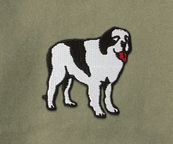 Big Dogs French Terry Fleece Embroidered Hoodie- Medium