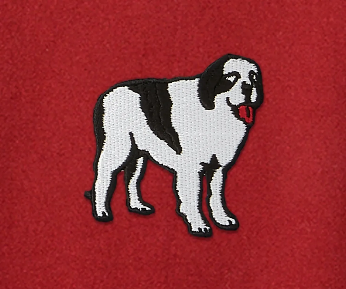 Big Dogs French Terry Fleece Embroidered Crew- Medium