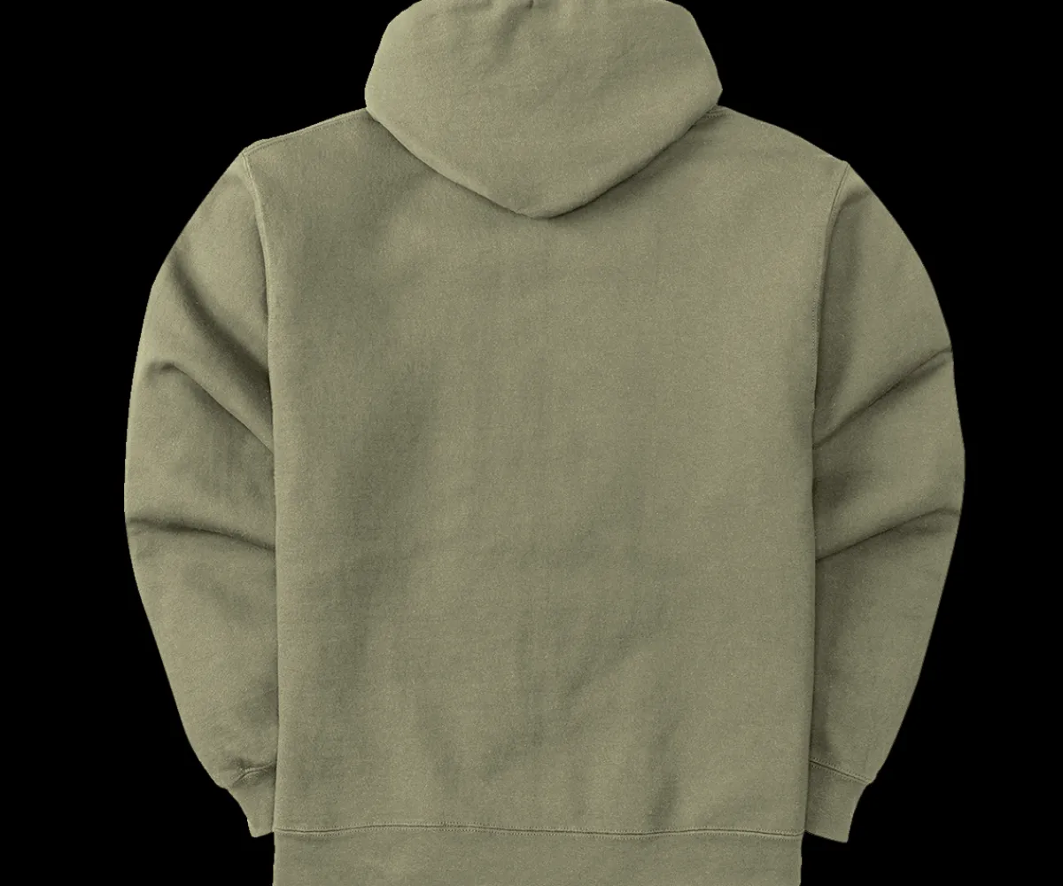 Big Dogs French Terry Fleece Embroidered Hoodie- Medium