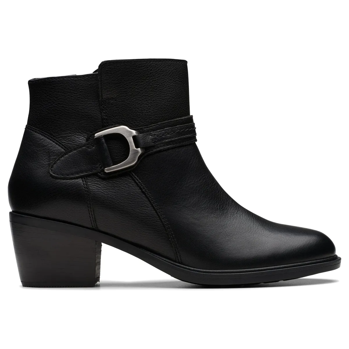 Clarks Neva Buckle-Women Wide | Standard